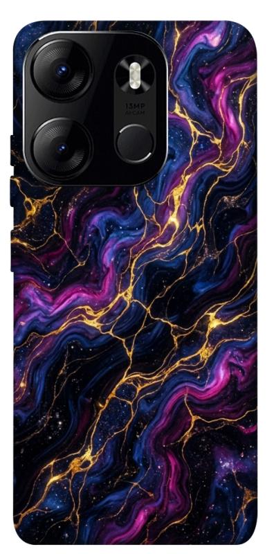 Чохол itsPrint Purple space marble для Tecno Spark Go 2023, мармур, купити оптом з доставкою