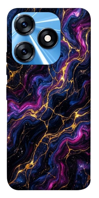 Чехол itsPrint Purple space marble для TECNO Spark 10 Pro, мрамор, купить оптом с доставкой