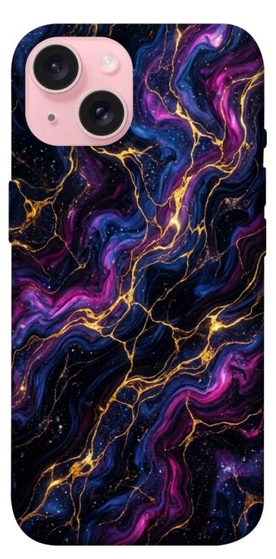 Чохол itsPrint Purple space marble для Apple iPhone 15 (6.1"), мармур, купити оптом з доставкою
