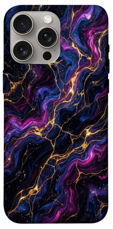 Чохол itsPrint Purple space marble для Apple iPhone 15 Pro Max (6.7"), мармур, купити оптом з доставкою
