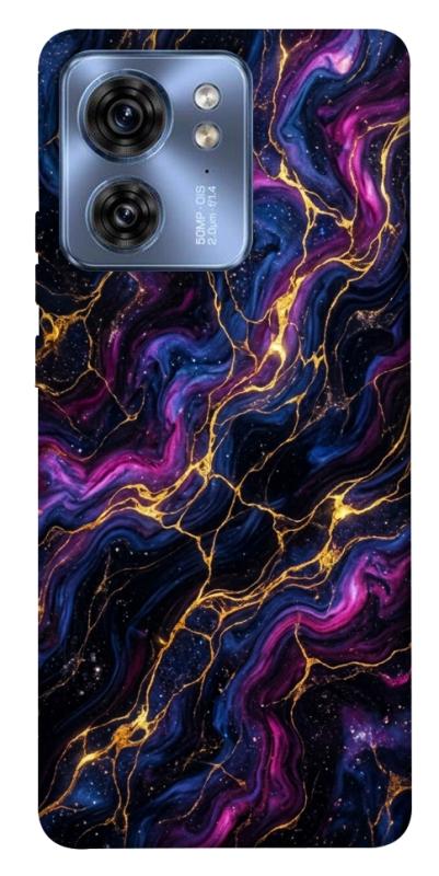 Чохол itsPrint Purple space marble для Motorola Edge 40, мармур, купити оптом з доставкою