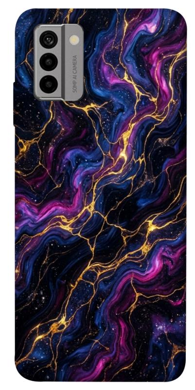 Чохол itsPrint Purple space marble для Nokia G22, мармур, купити оптом з доставкою
