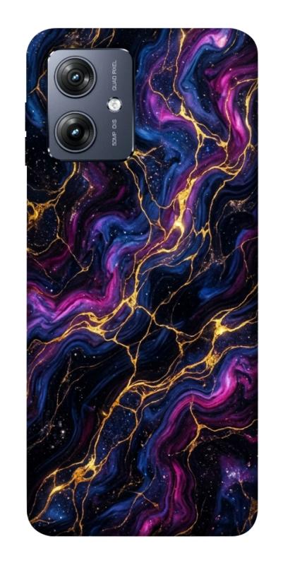 Чехол itsPrint Purple space marble для Motorola Moto G54, мрамор, купить оптом с доставкой
