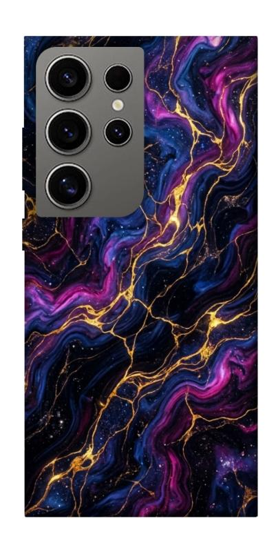 Чохол itsPrint Purple space marble для Samsung Galaxy S24 Ultra, мармур, купити оптом з доставкою