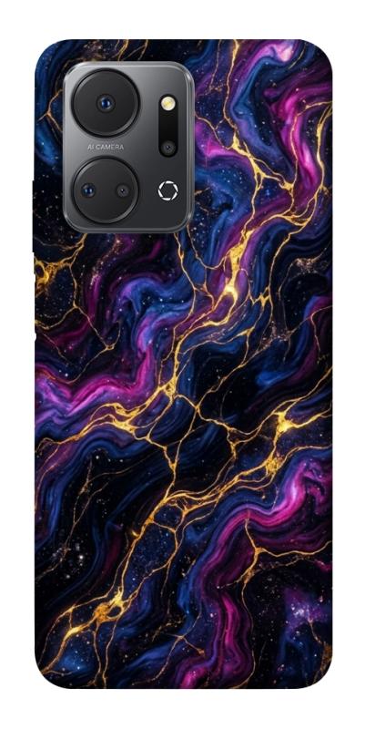Чехол itsPrint Purple space marble для Huawei Honor X7a, мрамор, купить оптом с доставкой