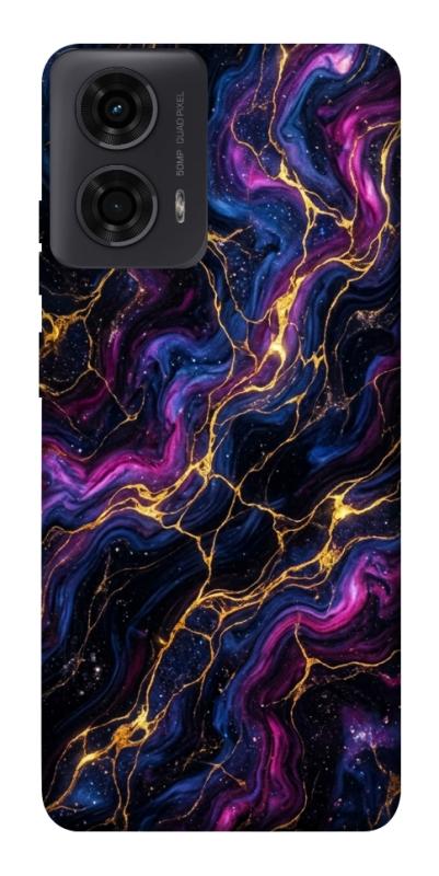 Чехол itsPrint Purple space marble для Motorola Moto G24, мрамор, купить оптом с доставкой