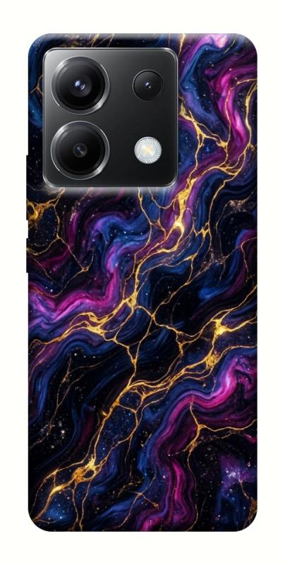 Чехол itsPrint Purple space marble для Xiaomi Poco X6, мрамор, купить оптом с доставкой