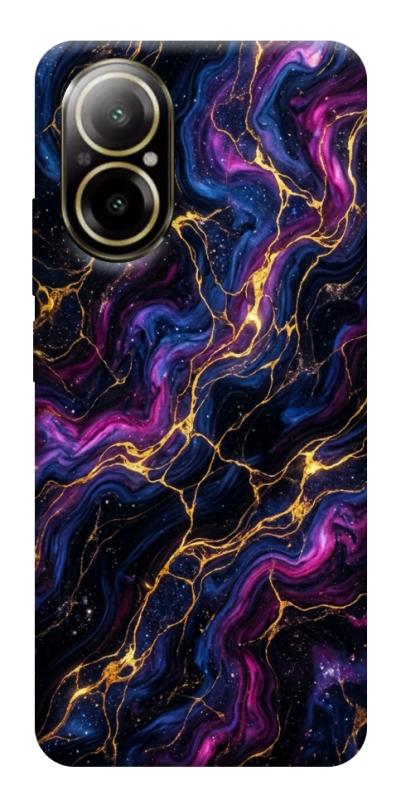 Чехол itsPrint Purple space marble для Realme C67 4G, мрамор, купить оптом с доставкой