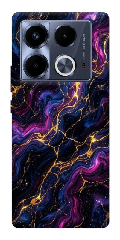 Чехол itsPrint Purple space marble для Infinix Note 40 4G, мрамор, купить оптом с доставкой
