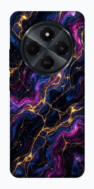 Чехол itsPrint Purple space marble для Xiaomi Redmi 14C / Poco C75, мрамор, купить оптом с доставкой