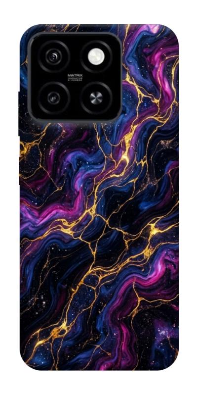 Чехол itsPrint Purple space marble для ZTE Blade A55 4G, мрамор, купить оптом с доставкой