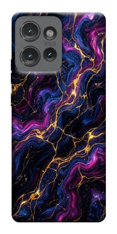 Чохол itsPrint Purple space marble для Motorola Edge 50, мармур, купити оптом з доставкою