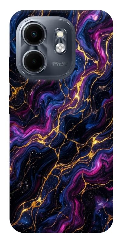 Чехол itsPrint Purple space marble для Infinix Smart 9 4G / Hot 50i, мрамор, купить оптом с доставкой