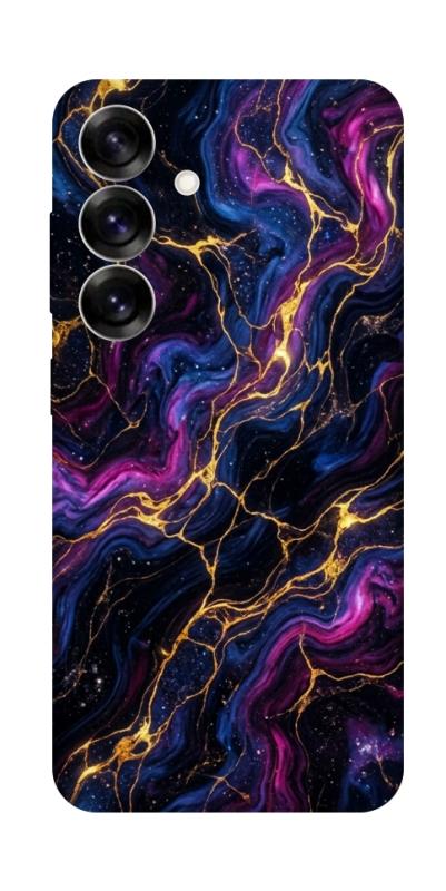 Чохол itsPrint Purple space marble для Samsung Galaxy S25, мармур, купити оптом з доставкою