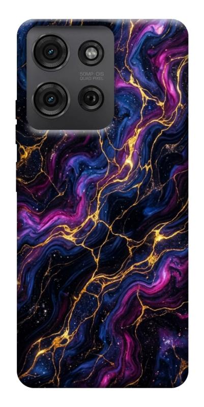 Чохол itsPrint Purple space marble для Motorola Moto G75 5G, мармур, купити оптом з доставкою