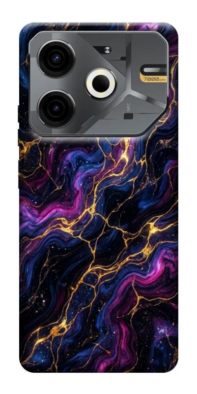 Чохол itsPrint Purple space marble для TECNO Pova 6 Neo (LI6), мармур, купити оптом з доставкою