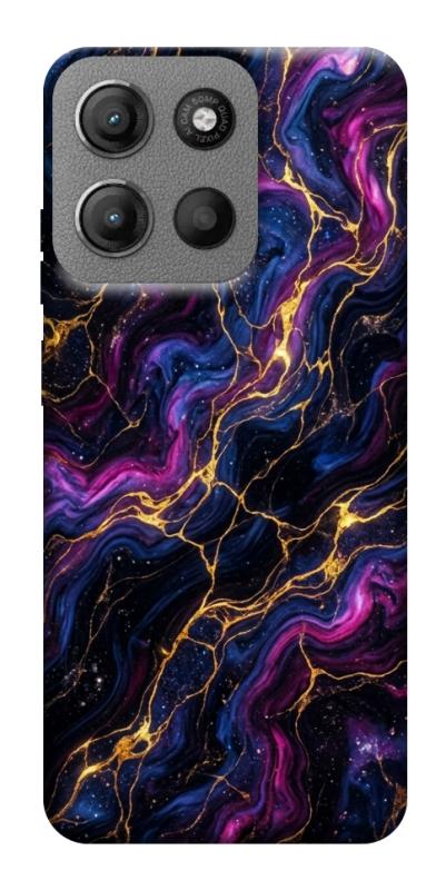 Чохол itsPrint Purple space marble для Motorola Moto G15 4G, мармур, купити оптом з доставкою