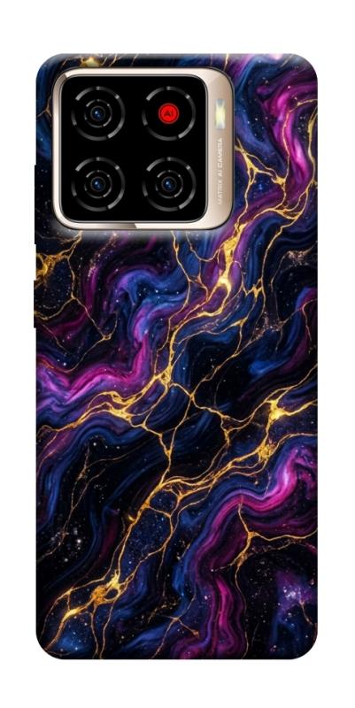 Чехол itsPrint Purple space marble для ZTE Blade A56, мрамор, купить оптом с доставкой