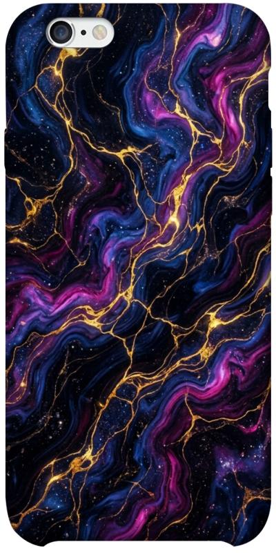 Чехол itsPrint Purple space marble для Apple iPhone 6/6s plus (5.5"), мрамор, купить оптом с доставкой