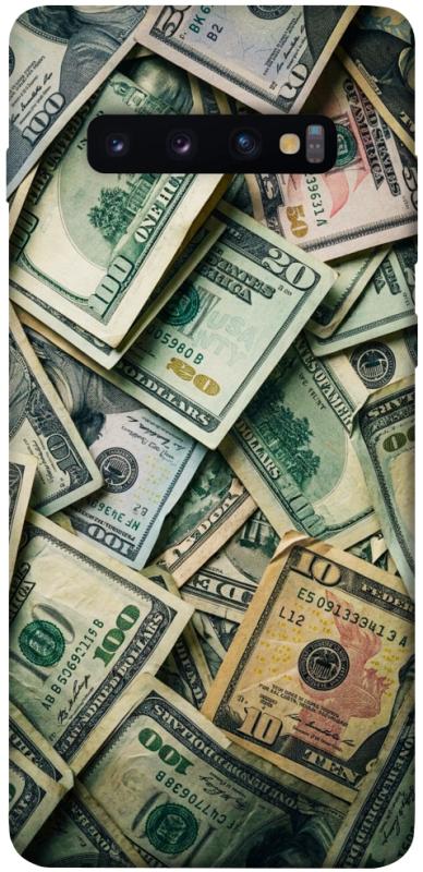 Чехол itsPrint Dollars для Samsung Galaxy S10+, деньги, купить оптом с доставкой