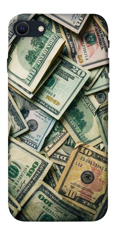 Чехол itsPrint Dollars для Apple iPhone SE (2020), деньги, купить оптом с доставкой