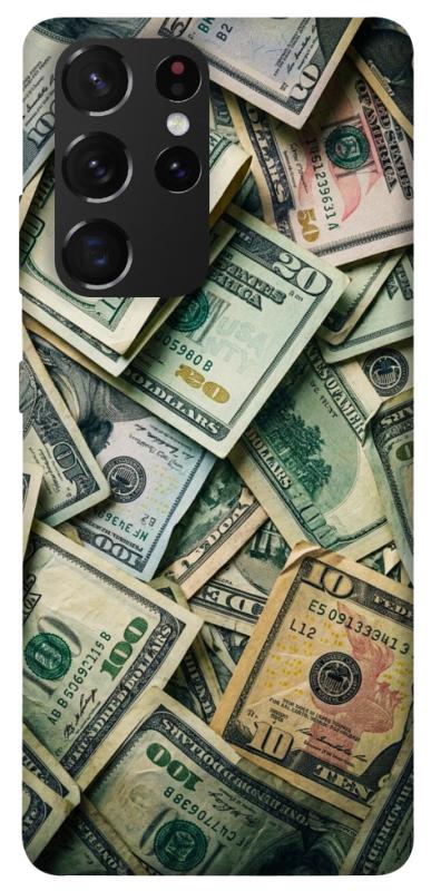 Чохол itsPrint Dollars для Samsung Galaxy S21 Ultra, гроші, купити оптом з доставкою