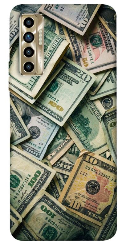 Чохол itsPrint Dollars для TECNO Camon 17P, гроші, купити оптом з доставкою