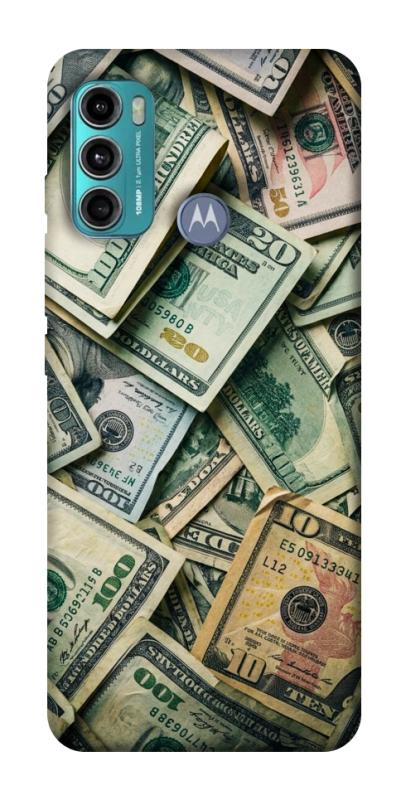 Чохол itsPrint Dollars для Motorola Moto G60, гроші, купити оптом з доставкою