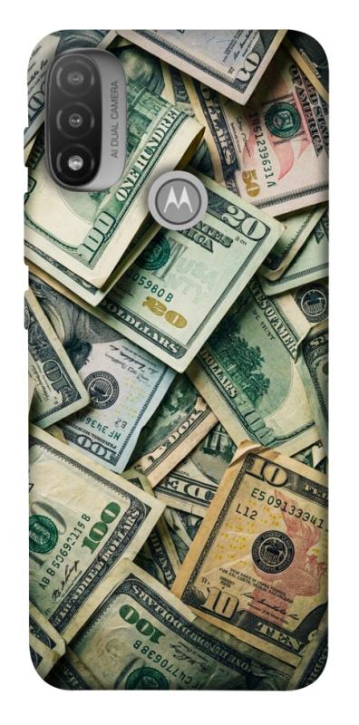 Чехол itsPrint Dollars для Motorola Moto E20, деньги, купить оптом с доставкой