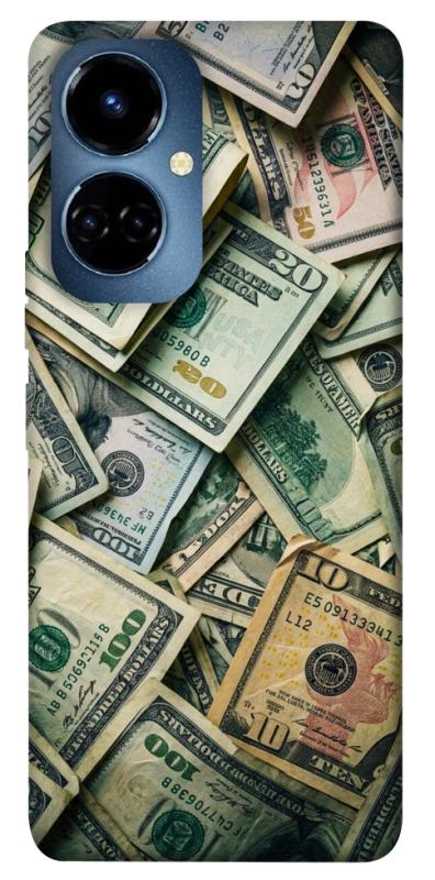 Чехол itsPrint Dollars для TECNO Camon 19 (CI6n) / 19 Pro (CI8n), деньги, купить оптом с доставкой