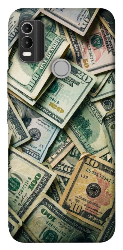 Чохол itsPrint Dollars для Nokia C21 Plus, гроші, купити оптом з доставкою