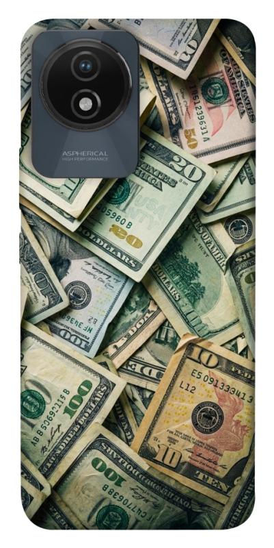 Чехол itsPrint Dollars для Vivo Y02, деньги, купить оптом с доставкой