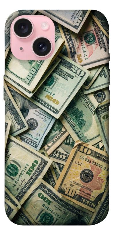 Чохол itsPrint Dollars для Apple iPhone 15 (6.1"), гроші, купити оптом з доставкою