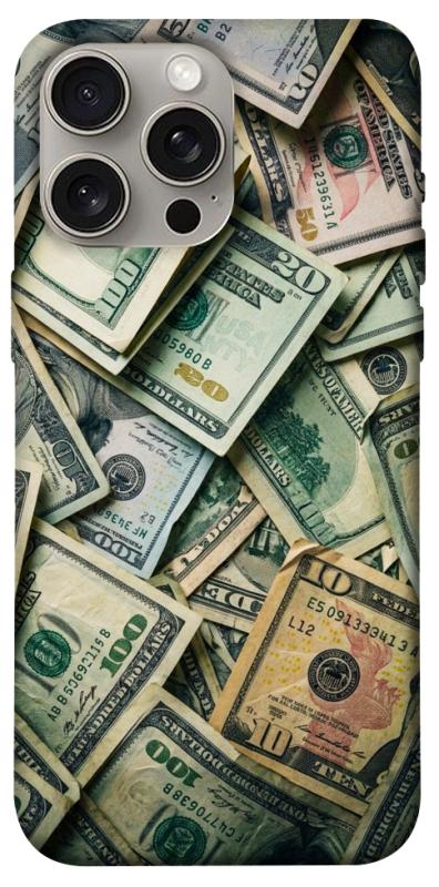 Чохол itsPrint Dollars для Apple iPhone 15 Pro Max (6.7"), гроші, купити оптом з доставкою
