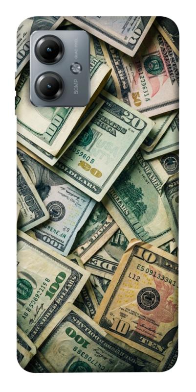 Чохол itsPrint Dollars для Motorola Moto G14, гроші, купити оптом з доставкою