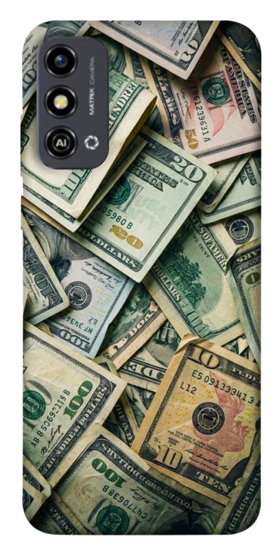 Чохол itsPrint Dollars для ZTE Blade A53, гроші, купити оптом з доставкою