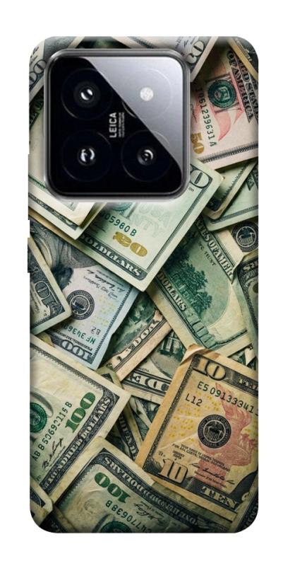 Чехол itsPrint Dollars для Xiaomi 14 Pro, деньги, купить оптом с доставкой