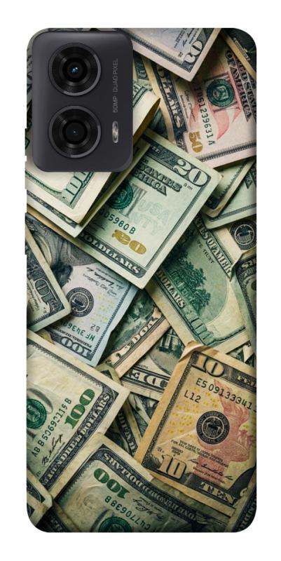 Чехол itsPrint Dollars для Motorola Moto G24, деньги, купить оптом с доставкой