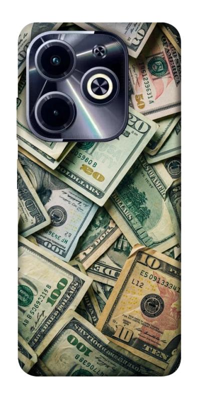 Чехол itsPrint Dollars для Infinix Hot 40i, деньги, купить оптом с доставкой