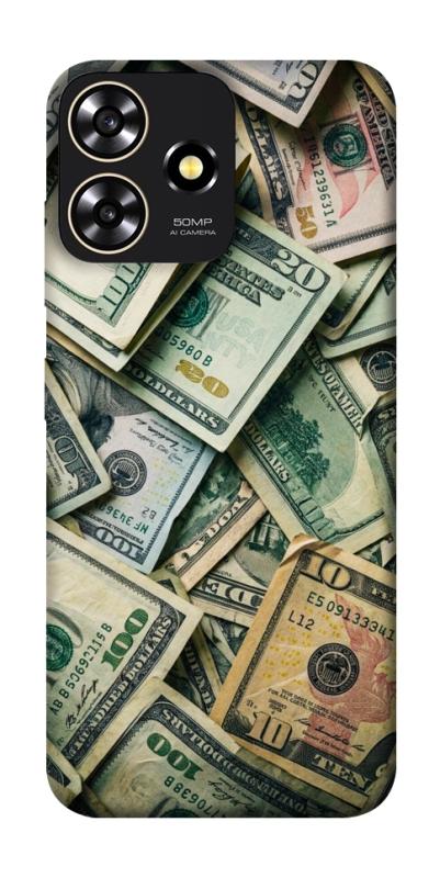 Чехол itsPrint Dollars для ZTE Blade A73 4G, деньги, купить оптом с доставкой