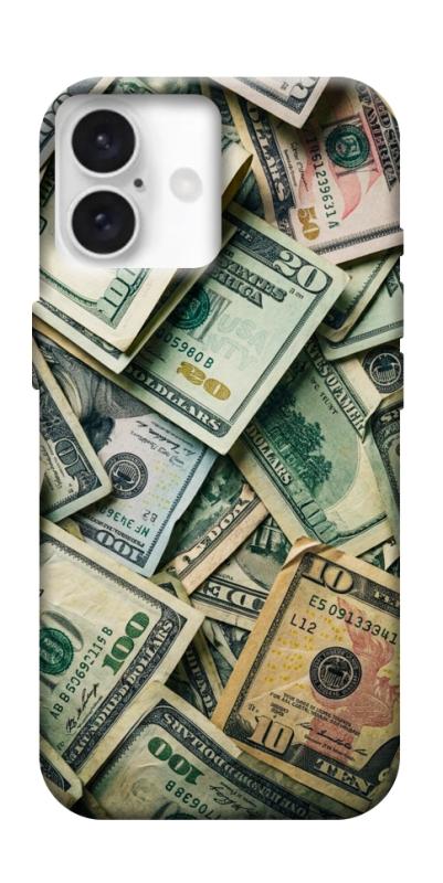 Чехол itsPrint Dollars для Apple iPhone 16 (6.1"), деньги, купить оптом с доставкой