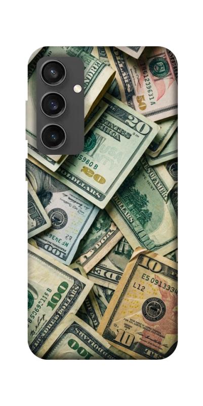 Чехол itsPrint Dollars для Samsung Galaxy S24 FE, деньги, купить оптом с доставкой