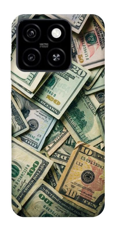 Чехол itsPrint Dollars для ZTE Blade A55 4G, деньги, купить оптом с доставкой