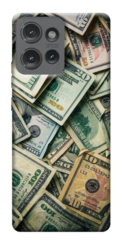 Чехол itsPrint Dollars для Motorola Edge 50, деньги, купить оптом с доставкой