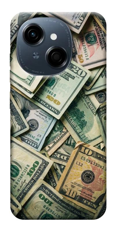 Чехол itsPrint Dollars для TECNO Spark Go 1, деньги, купить оптом с доставкой