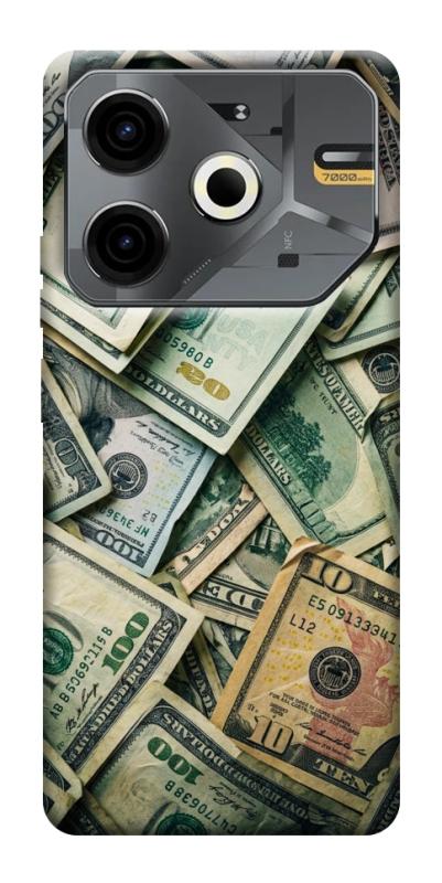 Чехол itsPrint Dollars для TECNO Pova 6 Neo (LI6), деньги, купить оптом с доставкой