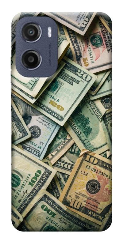 Чехол itsPrint Dollars для Motorola Moto G05, деньги, купить оптом с доставкой