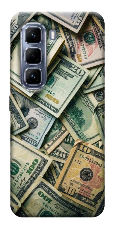 Чехол itsPrint Dollars для Infinix Hot 50 Pro, деньги, купить оптом с доставкой