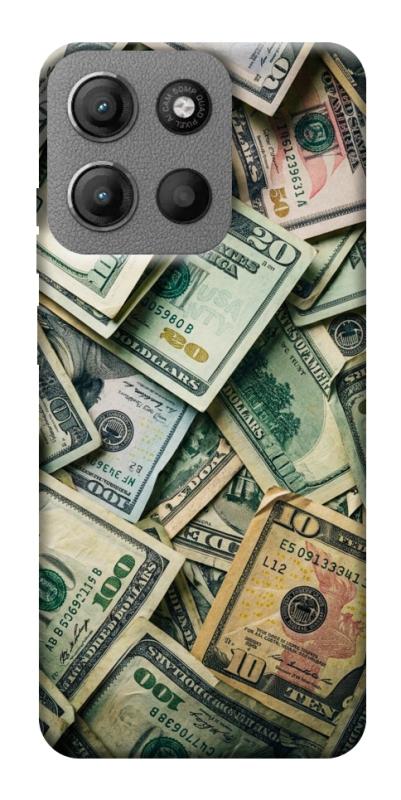 Чехол itsPrint Dollars для Motorola Moto G15 4G, деньги, купить оптом с доставкой
