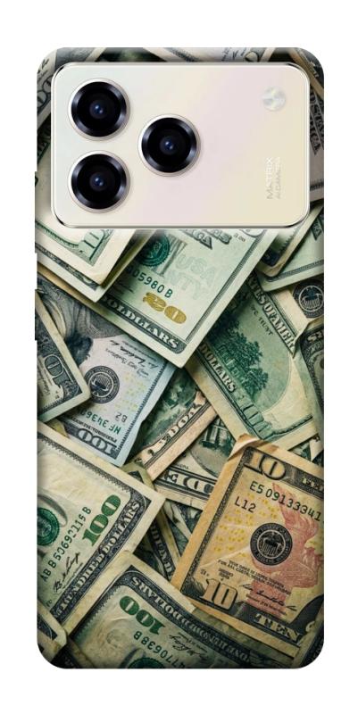 Чехол itsPrint Dollars для ZTE Blade A76, деньги, купить оптом с доставкой